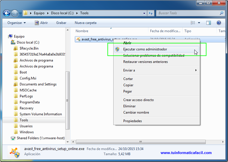 Como instalar el antivirus Avast Free en Windows