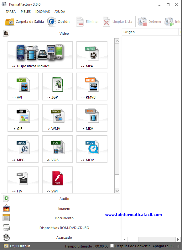 Format Factory imagen 6