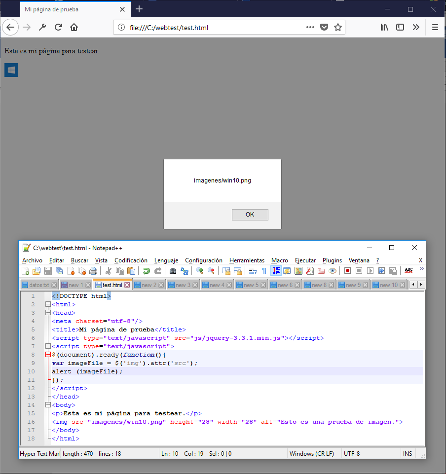 jQuery, accediendo a elementos HTML