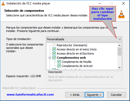 Instalación VLC media player imagen 4