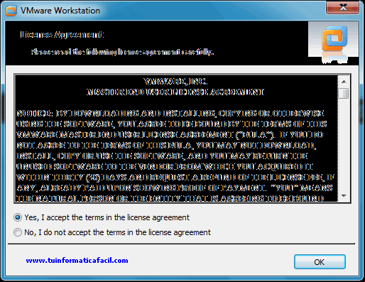 Instalación VMware Workstation