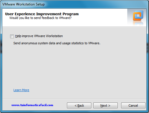 Instalación VMware Workstation
