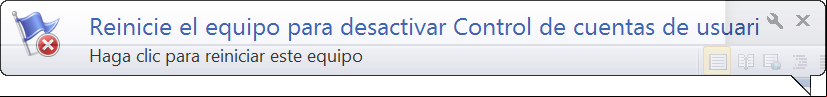 Como deshabilitar o habilitar control de cuentas en Windows 7