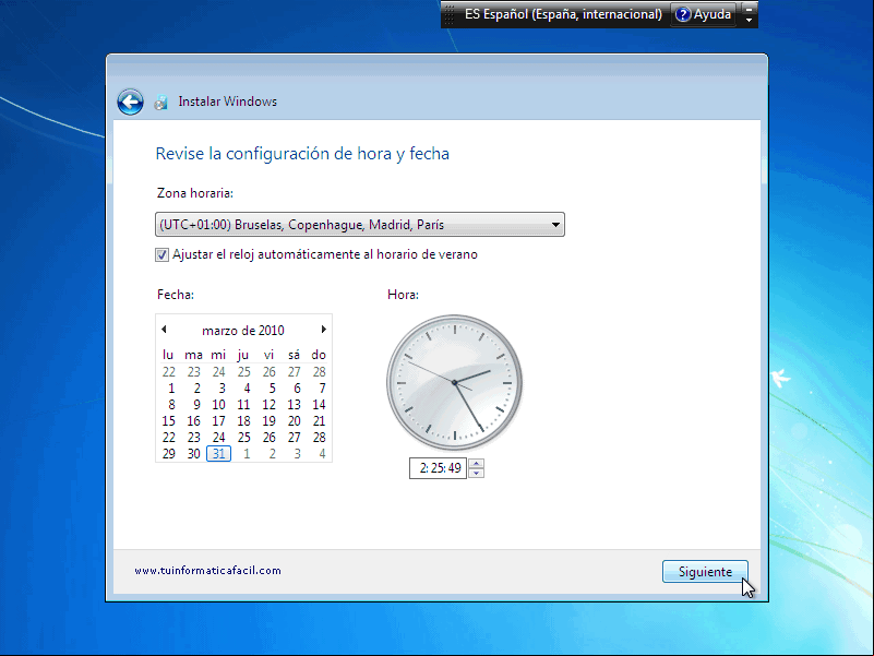 Tutorial Instalación Windows 7