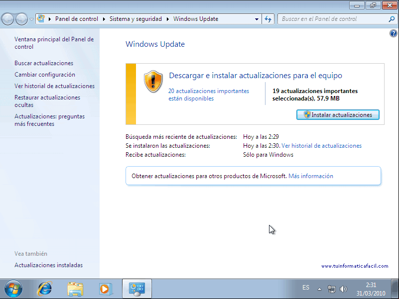Tutorial Instalación Windows 7