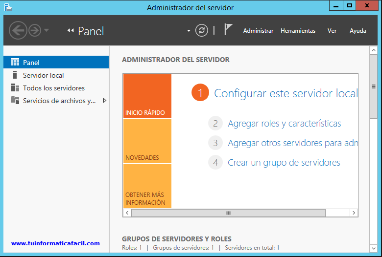  istración Windows Server 2012 R2