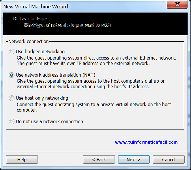 Asistente Creación Maquina Virtual VMware Workstation